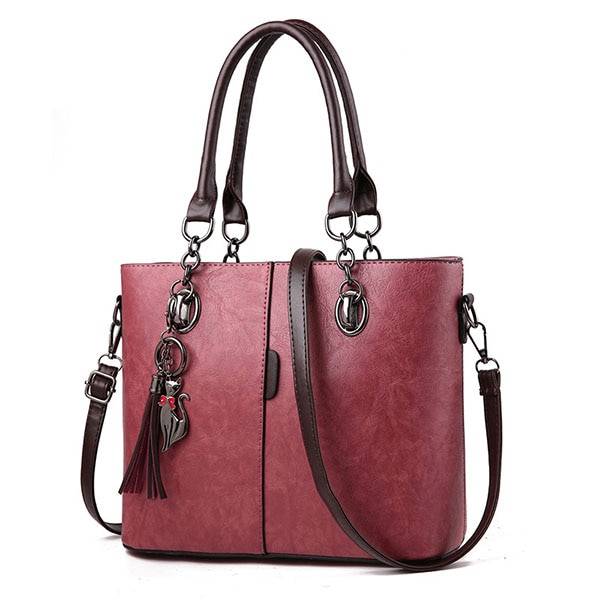 Women's Handbag with Zipper Closure